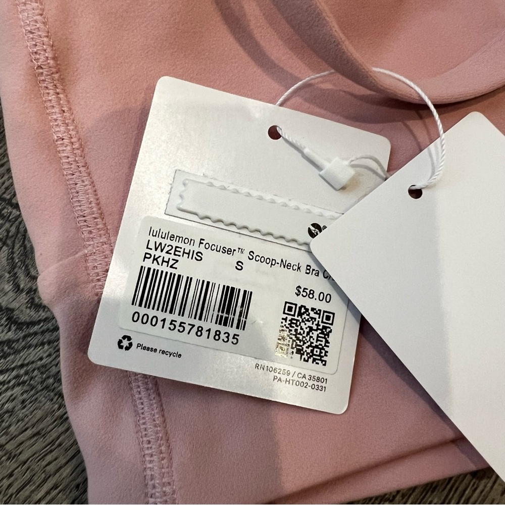 NWT Lululemon Set Varsity Pleated Skirt and Scoop Neck Bra Pink Haze - Picture 13 of 16